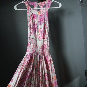 Pink Floral Dress